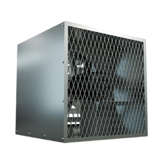 Canarm 30 Inch XB Series Belt Drive Wall Fan 0.5 HP, Three Phase, 208-230/460v with Cabinet, Back Guard & Shutter - XB30CBS30050