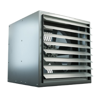 Canarm 24 Inch XB Series Belt Drive Wall Fan 0.33 HP, Single Phase, 120V with Cabinet, Back Guard & Shutter - XB24CBS10033