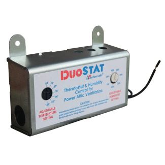 Dual Thermostat/Humidistat Control for Maxx Air Power Attic Ventilators