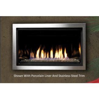 Kingsman Stainless Steel Surround Trim Kit 1 1/2" Wide - For ZCV3622 Series Fireplace
