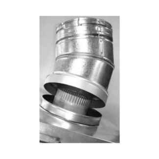 Kingsman Fireplace To DuraVent 4-Inch x 6-5/8 Inch Adapter (Ideal For Vertical Installations) - ZDVDFA