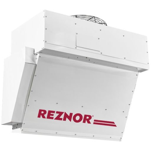 Reznor DTH docked trailer electric unit heater - industrial loading dock application