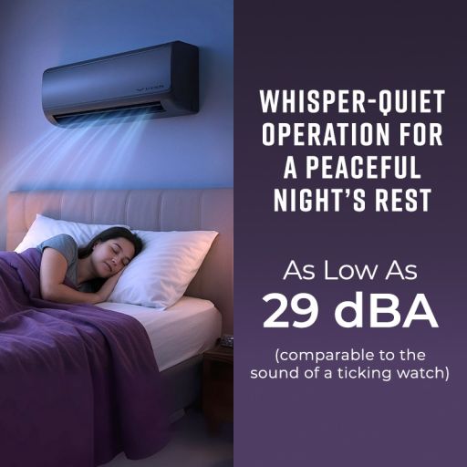 Stealth Solar Mini Split Quiet Operation