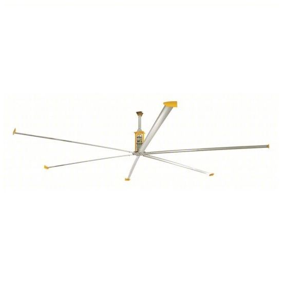 HVLS fan product front angle – HVACDirect.com