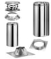 DuraVent 6in x 15ft Built-In Fireplace Chimney Kit - 6DT-KIT-15