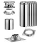 DuraVent 6in x 25ft Built-In Fireplace Chimney Kit - 6DT-KIT-25