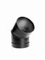 45° Black Elbow