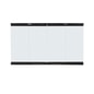 Empire 54” Bi-Fold Door Black W/Wood handles Painted black