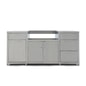 Blaze Stainless Steel Grill island For 4-Burner Grills - BLZ-SS-ISLAND-RO
