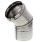 4" x 45° Z-Flex Single Wall Elbow