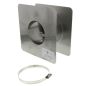 4" Z-Flex Adjustable Wall Thimble