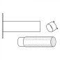 Outside Air Kit Collar - Hood & 3' Flex for Floor Venting - AK4F