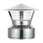 AllFuel HST Chimney Cap with Spark Screen for 6-Inch Inner Diameter Chimney Pipe