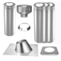 12DM Wood Burning Chimney Pipe Kit - 15Ft