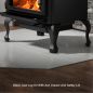 Black Cast Iron Leg Kit With Ash Drawer And Safety Lid