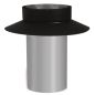 Ventis Connector For Double Wall Black To A Masonry Chimney/Liner