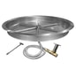 29 Inch Match Lit Round Bowl