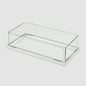 12" x 24" Linear Folding Glass Wind Guard - FWG-1224