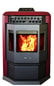 HP22-Burgundy Pellet Stove