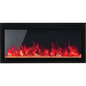 Napoleon Entice 36" Wall Mount Electric Fireplace with Remote, Heater & Glass Media for 120V - NEFL36CFH-1
