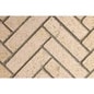 Ivory Split Herringbone - MOSAIC48IVSH