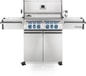 Napoleon 32" Presitge PRO Freestanding Gas Grill & Cart with Infrared Rear and Side Burner for Natural Gas - PRO500RSIBNSS-3