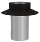 Ventis Connector For Double Wall Black To A Masonry Chimney/Liner