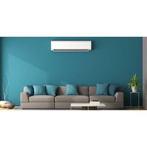 Girl enjoying mini split system