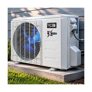 ACiQ inverter condenser demonstrating variable-speed HVAC technology