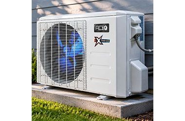 ACiQ inverter condenser demonstrating variable-speed HVAC technology