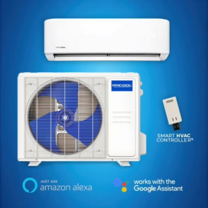 Mini split HVAC system with smart controller, compatible with Amazon Alexa and Google Assistant, from HVACDirect.com – Factors to Consider When Choosing Mini Split Systems.