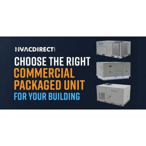 "Choose the right commercial packaged unit for your building – HVACDirect.com with ACiQ and Goodman rooftop units