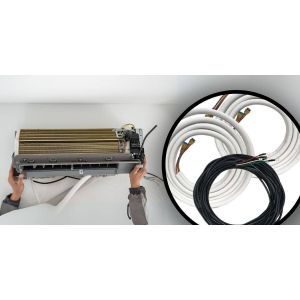 Save Time and Money with a Pre-Charged Line Set Mini Split AC Condenser