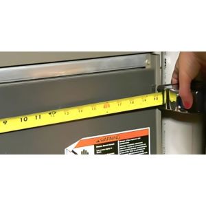 hvac furnace cabinet width
