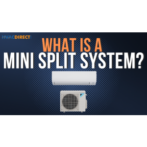 What is a ductless mini split system - video 