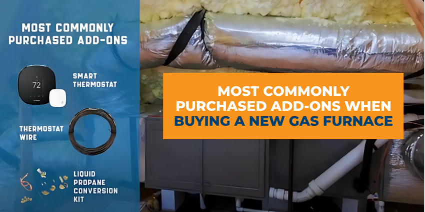 Most Commonly Purchased Add-Ons When Buying a New Gas Furnace
      