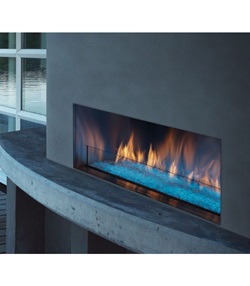 Majestic Outdoor Fireplace