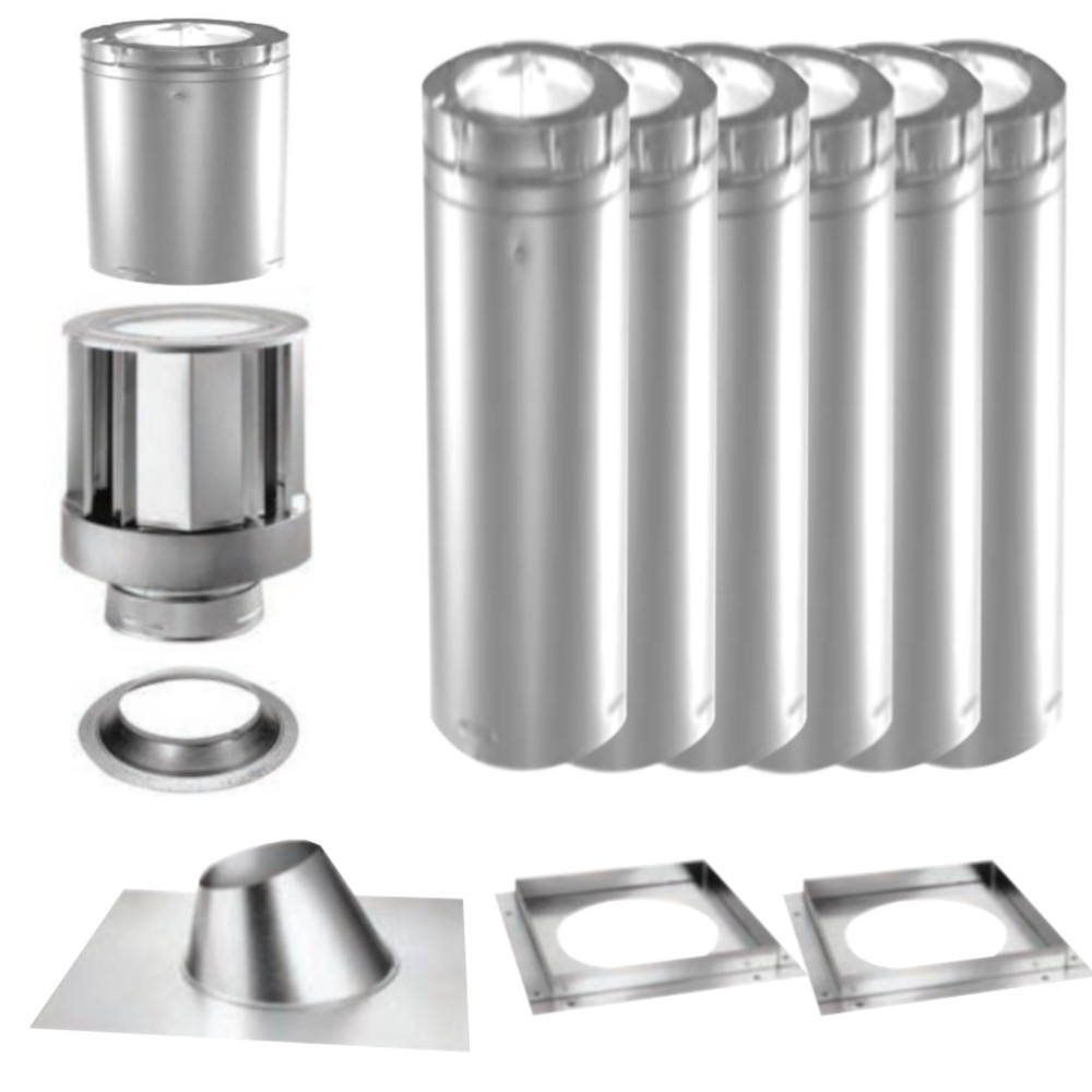 Majestic DVP 5-inch ID x 8-inch OD 25 ft Vertical Kit