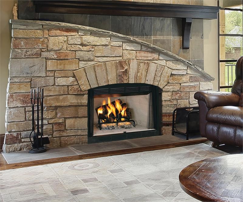Superior 42 Wood-Burning Louvered Fireplace - White Stacked Refractory  Panels - WCT2042WSI | HVACDirect.com