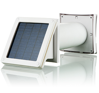 VENTS-US PSS 102 Wall Vent with Solar Panel - PSS102 | HVACDirect.com
