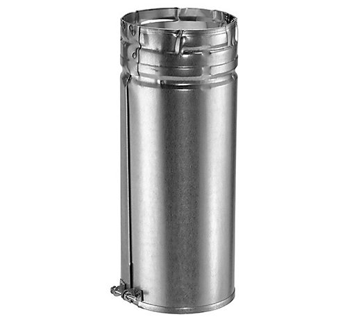 6M12A Metal-Fab B-Vent Pipe - 12" Adjustable