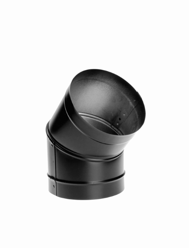 45° Black Elbow