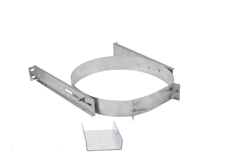 6 Inch And 8 Adjustable Wall Support - Stainless Steel