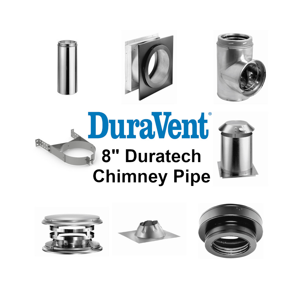 DuraVent 8Inch Diameter Duratech Chimney Components 8Inch Duratech