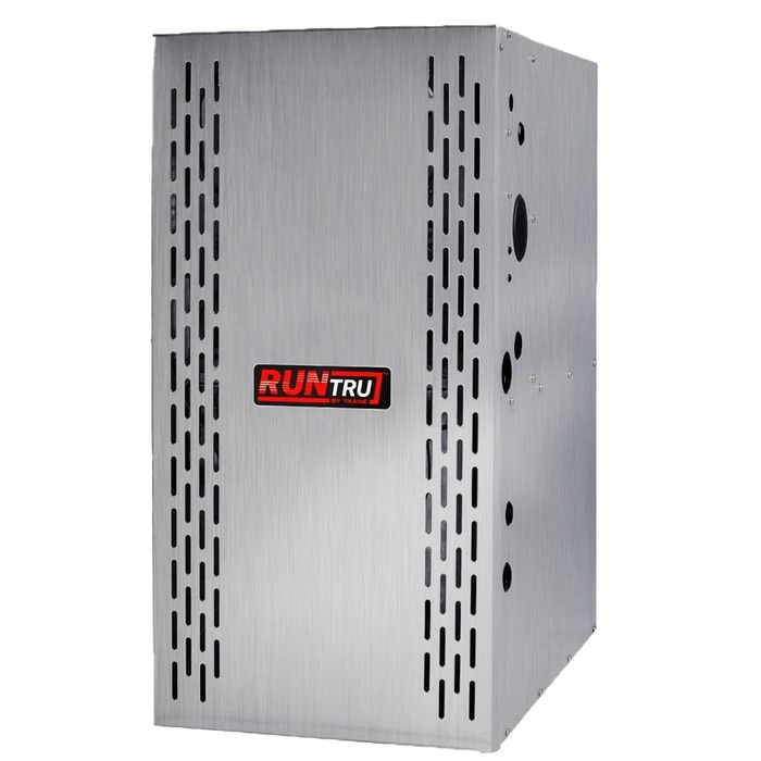 120,000 BTU 80% AFUE Single Stage Trane Gas Furnace | 24.5" Width | Multi-Positional | RunTru by Trane