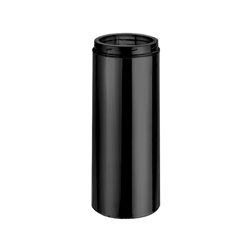 6-Inch Length Chimney Pipe - Black