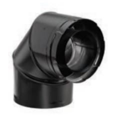 DuraVent DirectVent Pro 90° Elbow (Black)