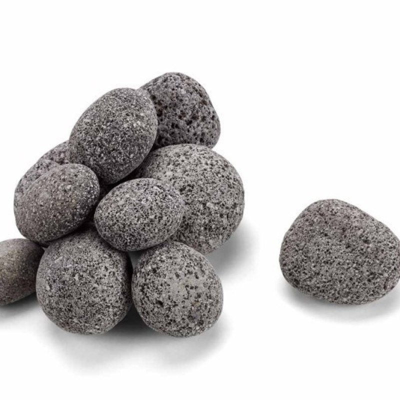 Medium 2 1/2" to 4 1/2" Rolled Lava Stones (50LBS)
