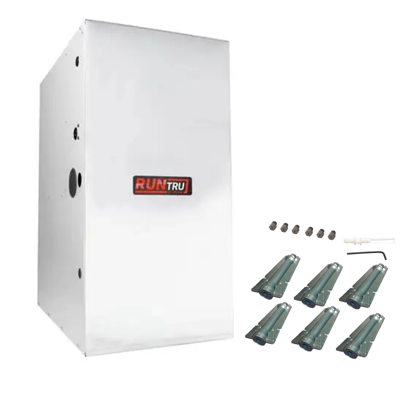 80,000 BTU 96% AFUE Single Stage Multi Speed Trane Gas Furnace - Upflow ...