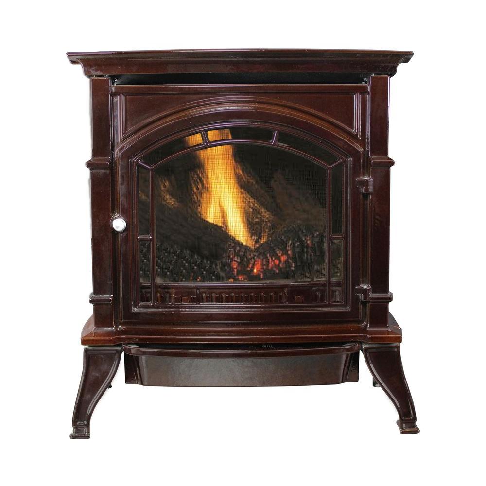 Ashley Hearth Products 31,000 BTU Vent Free Propane Stove Mahogany